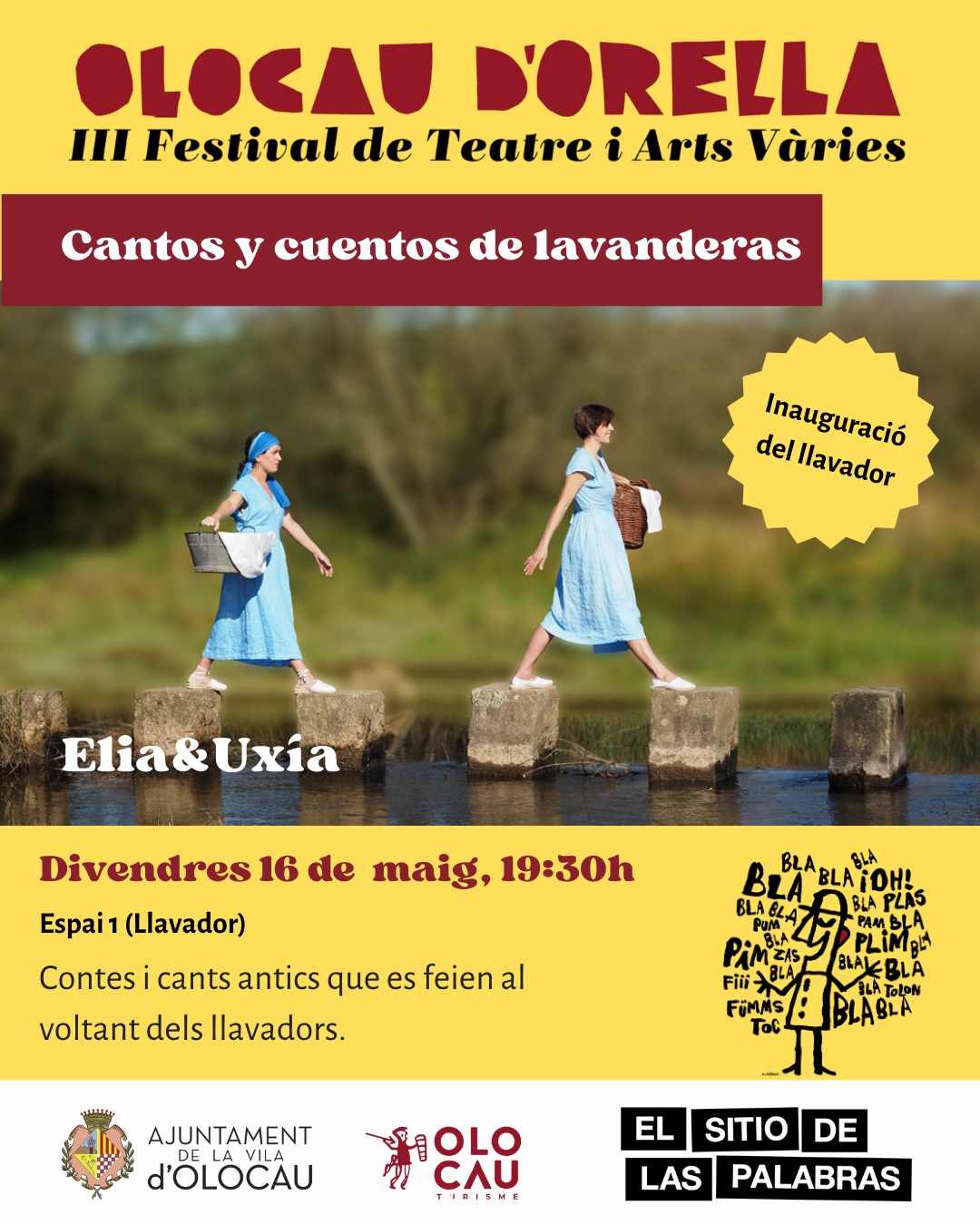 Espectacle ‘Cuentos y cantos de lavanderas’ (III Festival Olocau d’Orella)